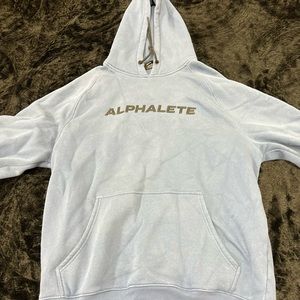 Alphalete performance hoodie size XL blue
